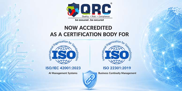 QRC Earns IAS Accreditation for ISO/IEC 42001 and ISO 22301
