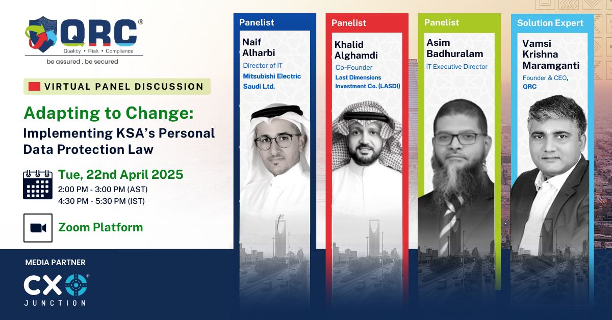 QRC Hosts Webinar | Implementing KSA’s PDP Law