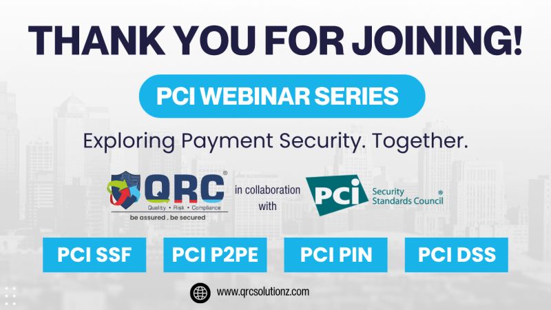 QRC Successfully Concludes PCI Webinar Series with PCI SSC