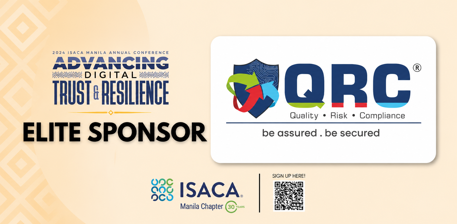 QRC Backs ISACA Manila 2026 as Elite Sponsor