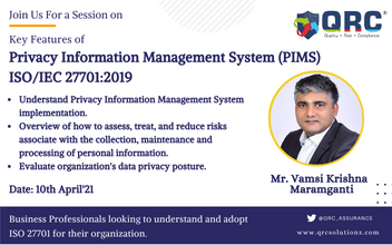 ISO/IEC 27701:2019 - Key Features/Benefits